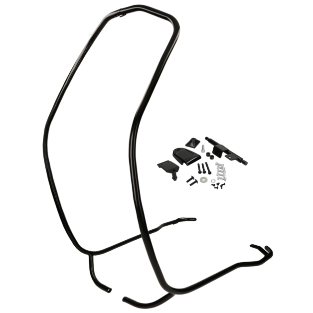 DMP - Voorvalbeugel Vespa Primavera, Sprint glans zwart main product photo