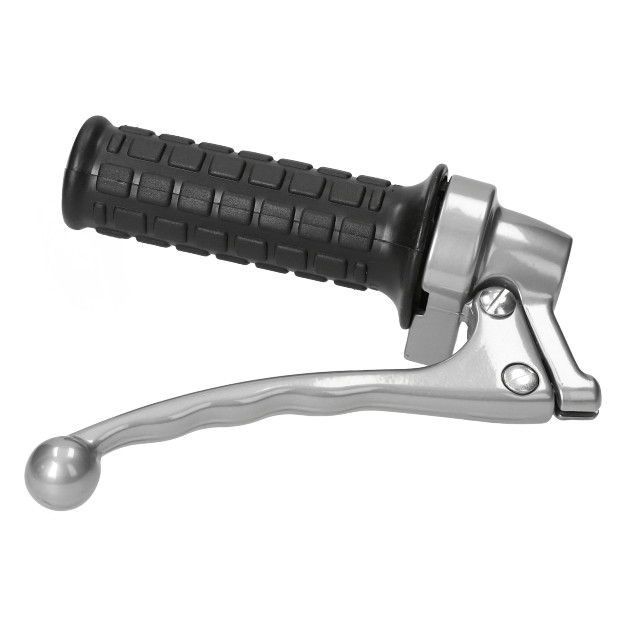 Lusito - Gashendel hoogglans grijs model Puch Maxi main product photo