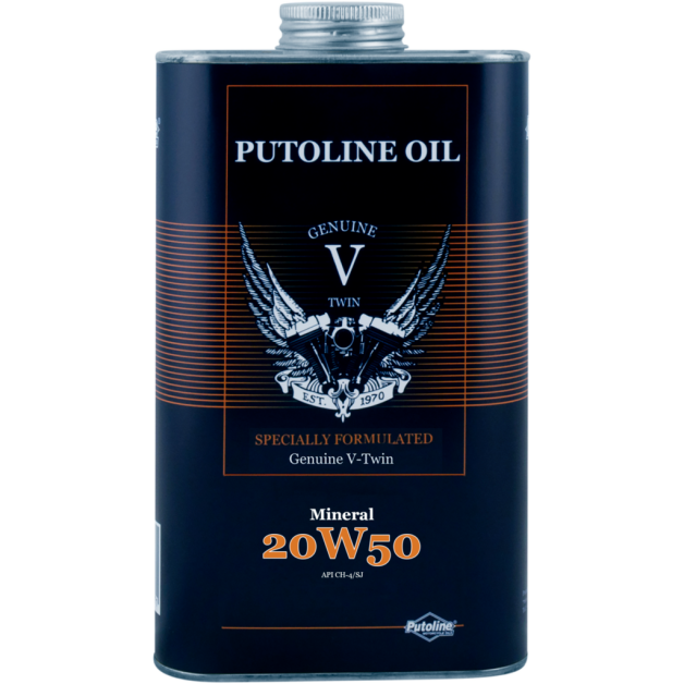 Putoline - Genuine V-Twin Mineral 20W50 olie 4T 1 liter blik main product photo
