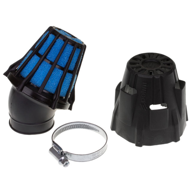 Polini - Luchtfilter Blue Air Box 42mm schuin main product photo