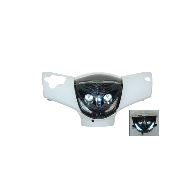 DMP - koplamp voor Piaggio Zip 2000 Halogeen + Led carbon main product photo