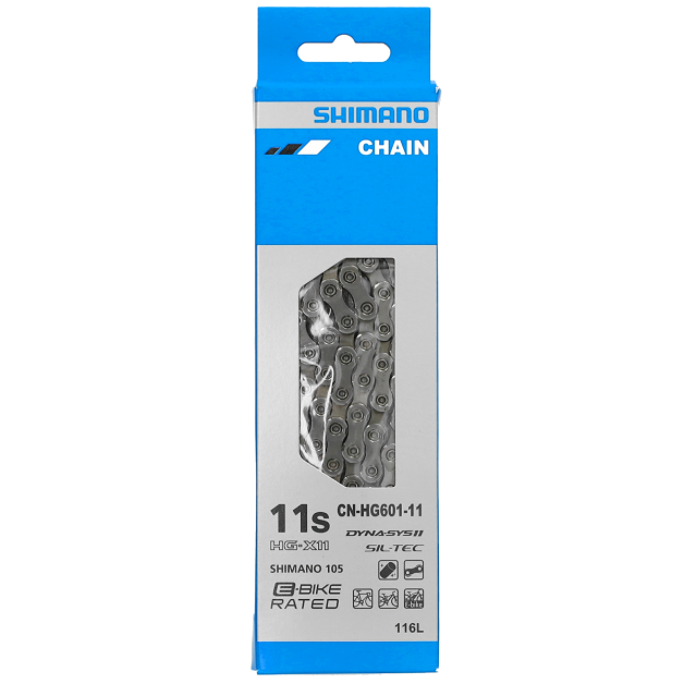 Shimano - Ketting 11 speed HG601 105 Race/MTB/E-bike 116 schakels main product photo