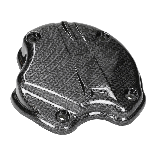 Mezoly - Kickstartdeksel afdekkap voor Gilera & Piaggio 50cc 2 Takt glans carbon main product photo