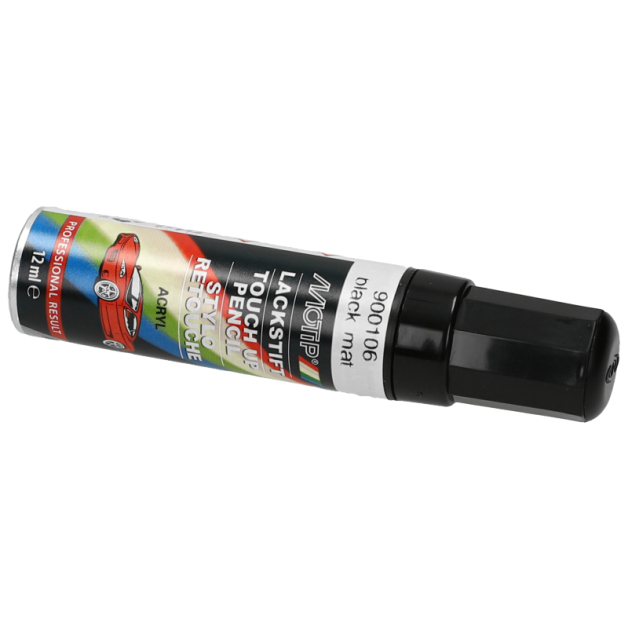 Motip - Lakstift mat zwart 12ml main product photo
