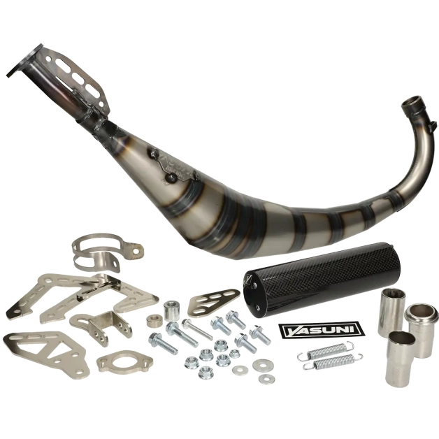 Yasuni - Uitlaat  R2 Carbon onderlangs voor  en Minarelli AM6 50cc 2 Takt main product photo