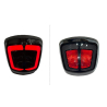 Achterlicht Power1 smoke mat zwart voor Vespa Primavera, Sprint (vanaf 2018)