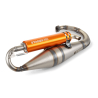 Uitlaat Stage6 Pro Replica MKII oranje Minarelli Verticaal 2 Takt