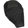 Buddydek voor Vespa Primavera, Sprint zwart / blauw (Aston Martin look)