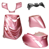 Kappenset Piaggio Zip 2000 SP Crystal pink