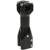 Doppler - Stuurclamp zwart voor MBK Booster, Yamaha BWS