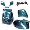 Kappenset Piaggio Zip SP Hoogglans Petrol metallic