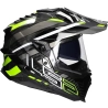LS2 -  Helm Explorer  MX701 zwart / fluor geel
