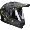 LS2 -  Helm Pioneer II Crazy MX702 mat zwart / fluorgeel