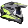 LS2 -  Helm Pioneer II Namib MX702 mat grijs / geel
