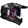 LS2 -  Helm Pioneer II Rangi MX702 zwart / paars