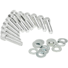 Mezoly carterboutset Minarelli horizontaal zilver