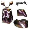 Mezoly - Kappenset Piaggio Zip SP Cameleon Exclusive Deep purple to bronze and gold