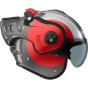 ROOF -  Helm Boxer Alpha Focus rood / zilver