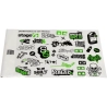 Stickerset Stage6 groen 30-delig 21 x 30 cm