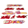 Stickerset Gilera Citta Dizzy rood/oranje