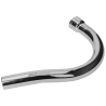 Uitlaatbocht chroom enkele knik 36 – 30mm Zundapp