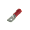 Vlakstekker - Rood - 6,3 x 0,8 mm - A-kwaliteit (UNI-DG100110)