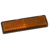 Reflector oranje rechthoek 95x28mm CE gekeurd