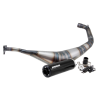 Uitlaat Voca Warrior 50/70cc Zwart Minarelli AM6 (VCR-RD20188/BK)