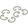 Pistonpen circlip / borgveer Polini - 10 x 1 mm - (Per stuk) (POL-272.0120)