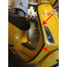 Sierlijst set beenschild mat zwart 3-delig Vespa Primavera, Sprint (DMP-38219)