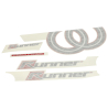 Gilera Runner stickerset PRO rood / grijs origineel