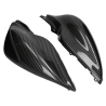 Mezoly zijschermen set achter MBK Nitro, Yamaha Aerox carbon
