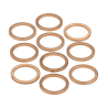 Koperenring 16x20mm 10 stuks (MOK-10158)
