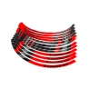 Velgrand stickerset Stage6 13 inch rood / zwart