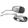 Mezoly Spiegelset voor Grande Retro scooters chroom