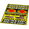 Stickerset Suzuki / Dunlop 20 delig 35 x 24 cm (FAL-982037)