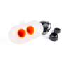 Luchtfilterbox 28 , 35 en 48mm wit / oranje