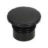 Tankdop rond model zwart 40mm (O.a. Peugeot Rapido, Buxy etc)