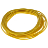 Montagesnoer / Lichtsnoer - 0.5 mmÂ² - Geel - 5 Meter (UNI-88269)