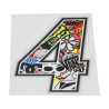 Stickerbomb sticker #4 10cm (T4T-050274)