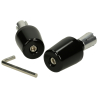 stuurbalansgewicht set Gilera Runner 125 - 180cc glans zwart