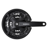 Shimano - Crankstel 3 x 9 speed  Altus FC-M101 170/40-30-22 vierkante as Zwart