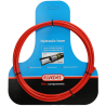 Hydraulische leiding Elvedes met PTFE voering en kevlar protectie - rood (3 meter op kaart)
