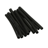 Krimpkous zwart 2x40mm (10 stuks)