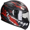 LS2 -  Helm Rapid II FF353 Kaiju mat zwart / rood