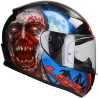 LS2 -  Helm Rapid II Zombie FF353 zwart / rood