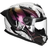 LS2 Helm Rapid III Boho FF820 wit / zwart / roze