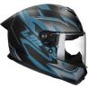 LS2 Helm Rapid III Xtrem FF820 zwart / blauw