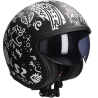LS2 -  Helm Spitfire II Tribal OF599 mat zwart