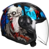 LS2 Helm Airflow II Zombie OF616 zwart / rood / blauw